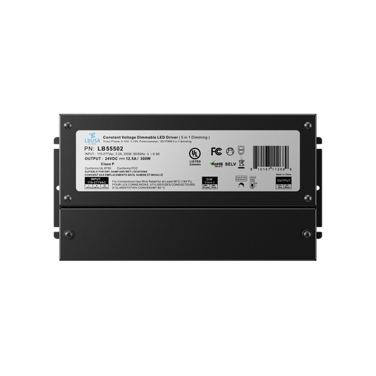 LBU-LB55502LightBlueUSA LB55502 300W 5 in 1 Dimmable LED Driver