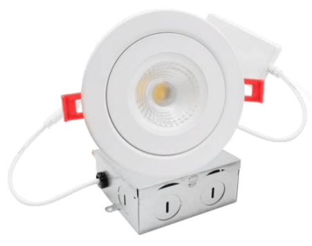 LOTUS - ADS4FGSTRGBCW - WHLotus 4" 7W LED Floating Gimbal RGBTW