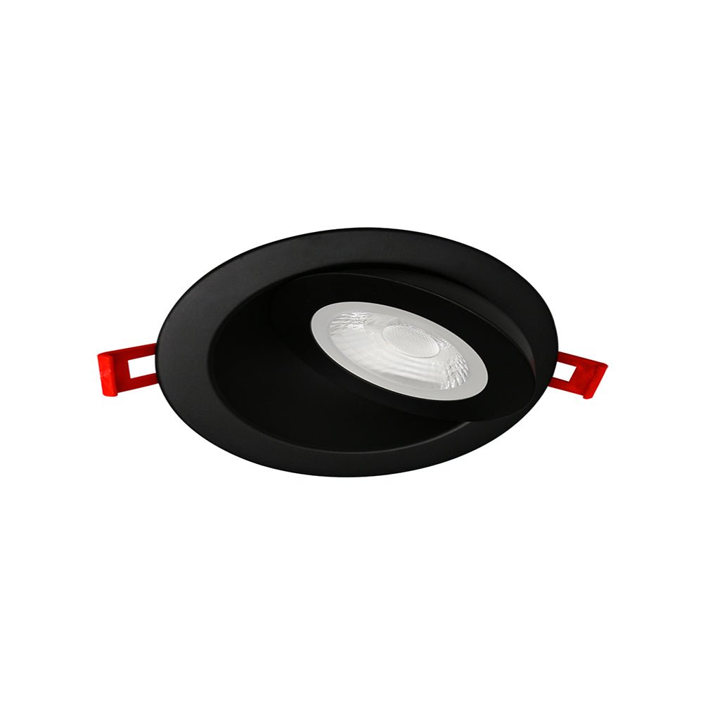 LOTUS - LED - 4 - S9W - 5CCT - FG - BKLotus 4" 9W LED Floating Gimbal Selectable CCT