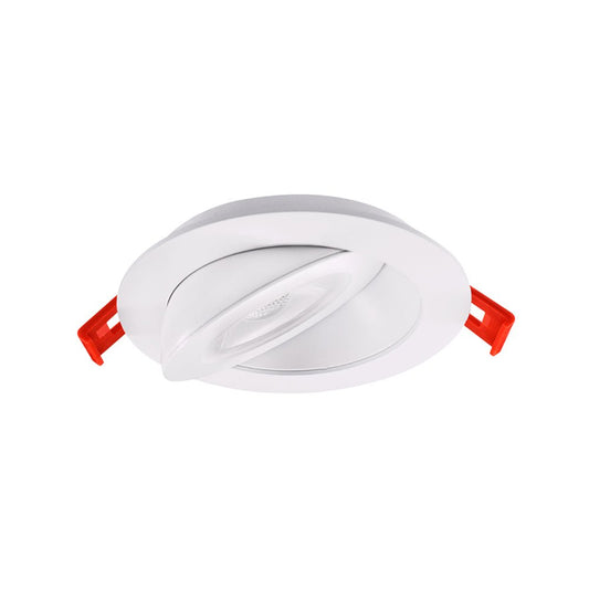 LOTUS - LED - 4 - S9W - 5CCT - FG - WHLotus 4" 9W LED Floating Gimbal Selectable CCT