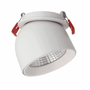 LTUS - AD - 3 - S14W - AR - 5CCT - WH - 24DLotus AD - 3 - S14W 3" 14W LED Floating Bullet Downlight Selectable CCT