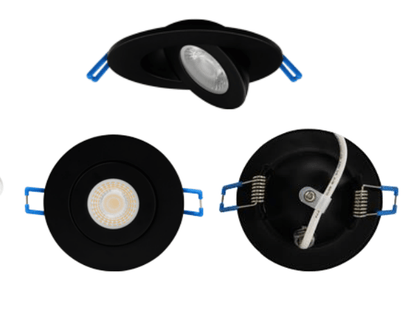 LOTUS - ADS2FGSTRGBCW - BKLotus ADS2FGSTRGBCW 2" 5W LED Floating Gimbal RGBTW
