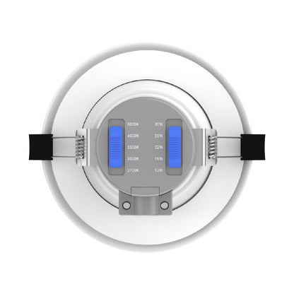 LOTUS - DL254 - 6 - 30W - M - A5C5 - HOLotus DL254 - 6 - 30W - M - A5C5 - HO 6" 30W Round Commercial Downlight Selectable CCT+Wattage