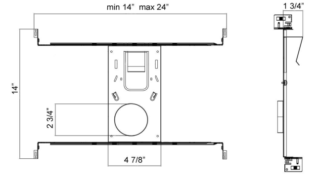 LOTUS - FRP234Lotus FRP234 2.75″ Flanged Rough - In Plates