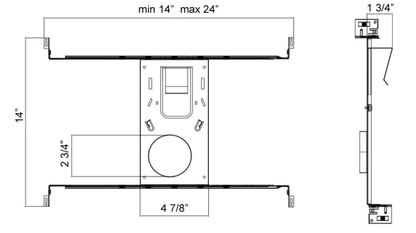 LOTUS - FRP234Lotus FRP234 2.75″ Flanged Rough - In Plates