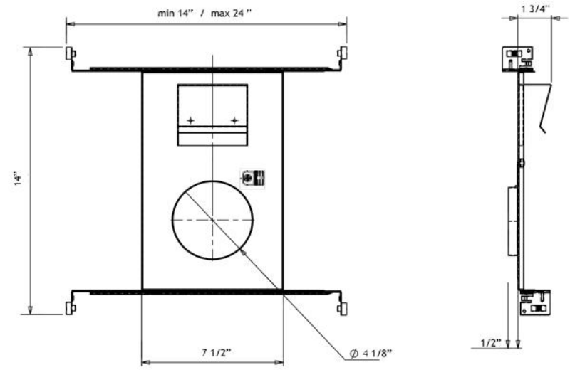 LOTUS - FRP4Lotus FRP4 4″ Flanged Rough - In Plates