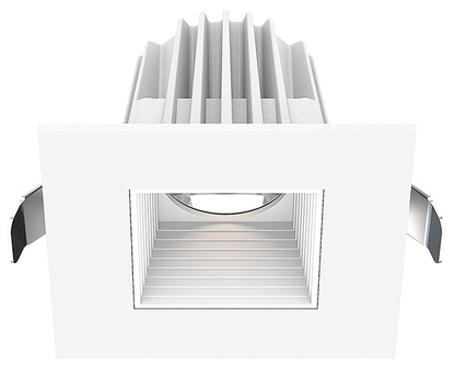 LOTUS - JXL - COB02 - S09W - 5CCT - WH - 2SR - BF - WHLotus JXL - COB02 - S09W 2" 9W LED Square Regressed Downlight Selectable CCT