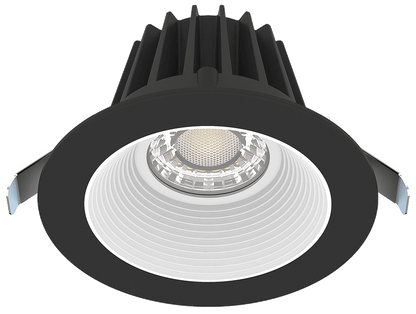 LOTUS - JXL - COB04 - S15W - 5CCT - BK - 4RR - BF - WHLotus JXL - COB04 - R15W 4" 15W LED Regressed Downlight Selectable CCT