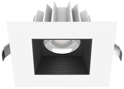 LOTUS - JXL - COB04 - S15W - 5CCT - WH - 4SR - BF - BKLotus JXL - COB04 - S15W 4" 15W LED Regressed Downlight Selectable CCT