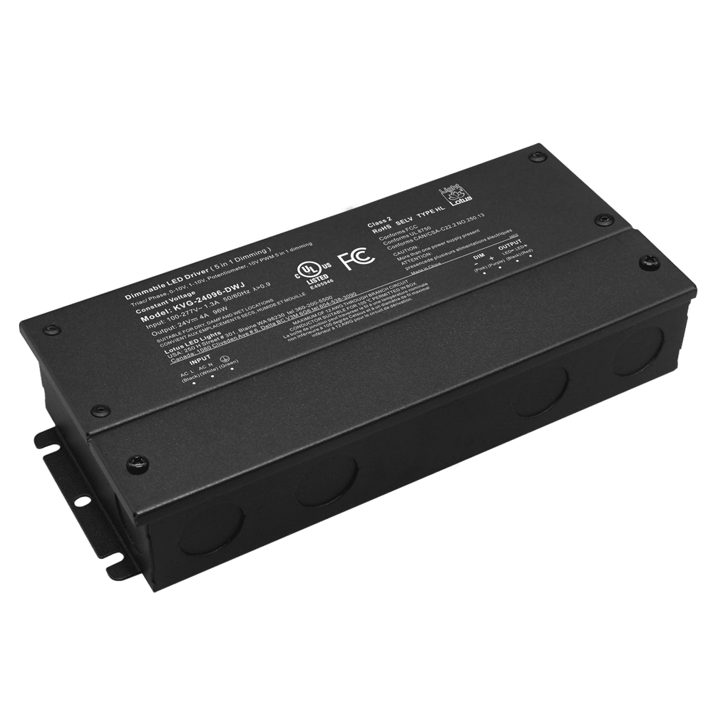 LOTUS-KVG-24096-DWJLotus KVG - 24096 96W 24V Constant Voltage Power Supply