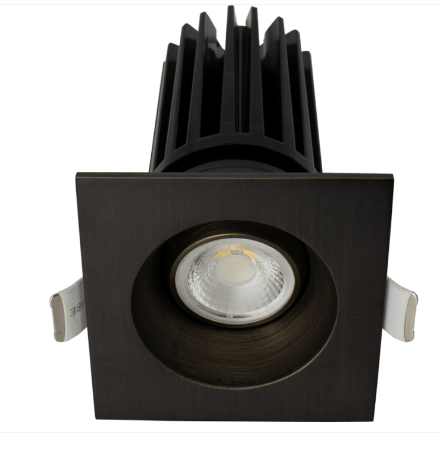 LOTUS - LED - 2 - S11W - 5CCT - ORB - EY - SQLotus LED - 2 - S11W - SQ 2" 11W Square LED Recessed Gimbal Selectable CCT/DTW