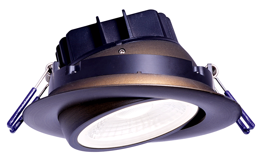LOTUS-LL4G-5CCT-ORBLotus LL4G-5CCT 4" 11W LED Gimbal Downlight Selectable CCT/DTW