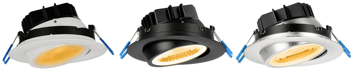 LOTUS-LL4G-5CCT-BNLotus LL4G-5CCT 4" 11W LED Gimbal Downlight Selectable CCT/DTW