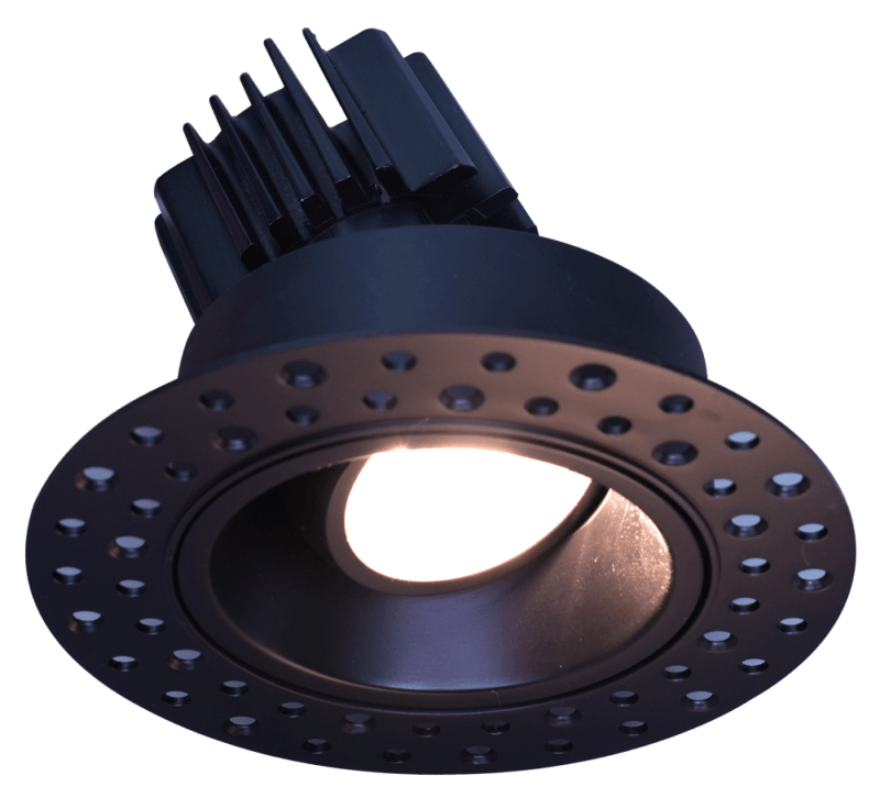 LOTUS - LRG3 - 5CCT - HO - IT - BKLotus LRG3 - HO - IT 3" 11W LED Trimless Recessed Gimbal Selectable CCT/DTW