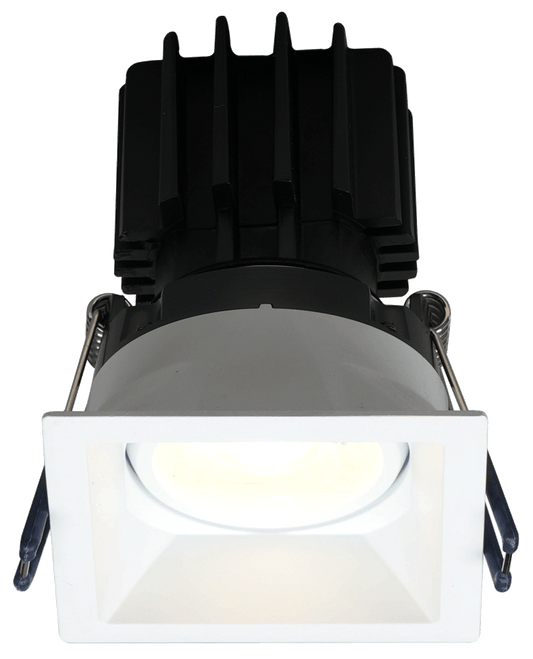 LOTUS - LSG3 - 5CCT - HO - TT - WHLotus LSG3 - HO - TT 3" 11W LED Square Regressed Gimbal Thin Trim Selectable CCT/DTW