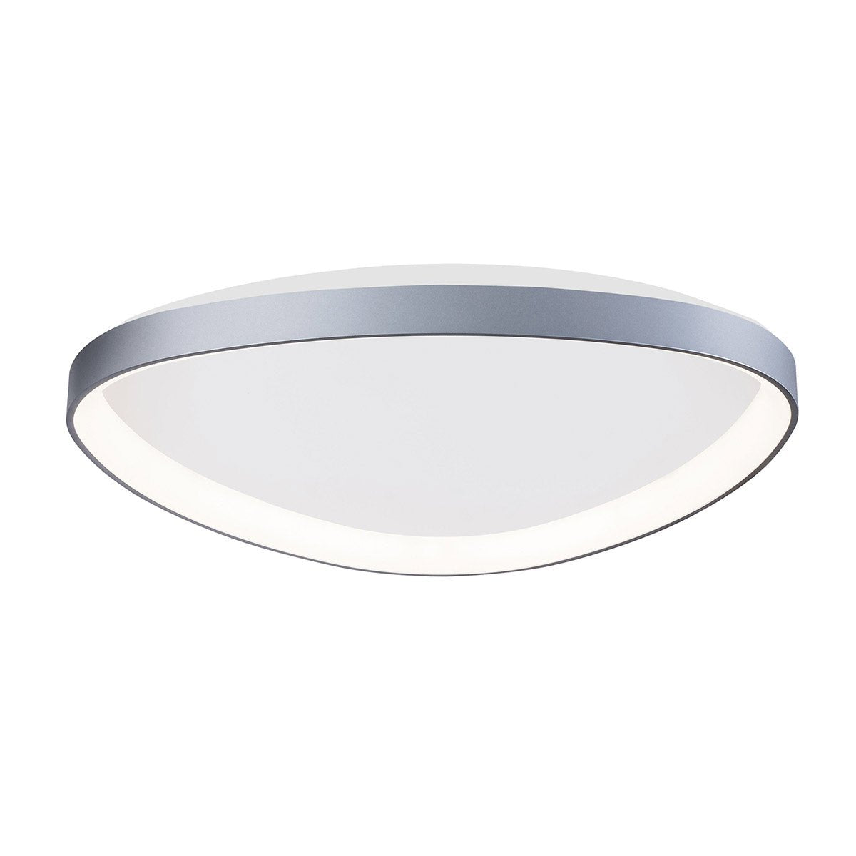 LUM - 5355 - 848RC - SLV - TR - CCTLUMpure Florida1 48W LED 26"" Round Decorative Fixture 2CCT