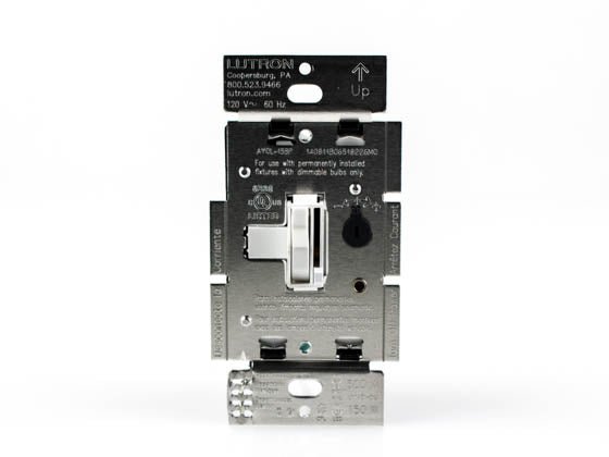 LUTRON-AYCL-153P-WHLutron AYCL - 153P - WH Ariadni LED+ Dimmer Switch 150W LED Single Pole/3 - Way