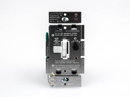 LUTRON-AYCL-253P-WHLutron AYCL - 253P - WH Ariadni LED+ Dimmer Switch 250W LED Single Pole/3 - Way