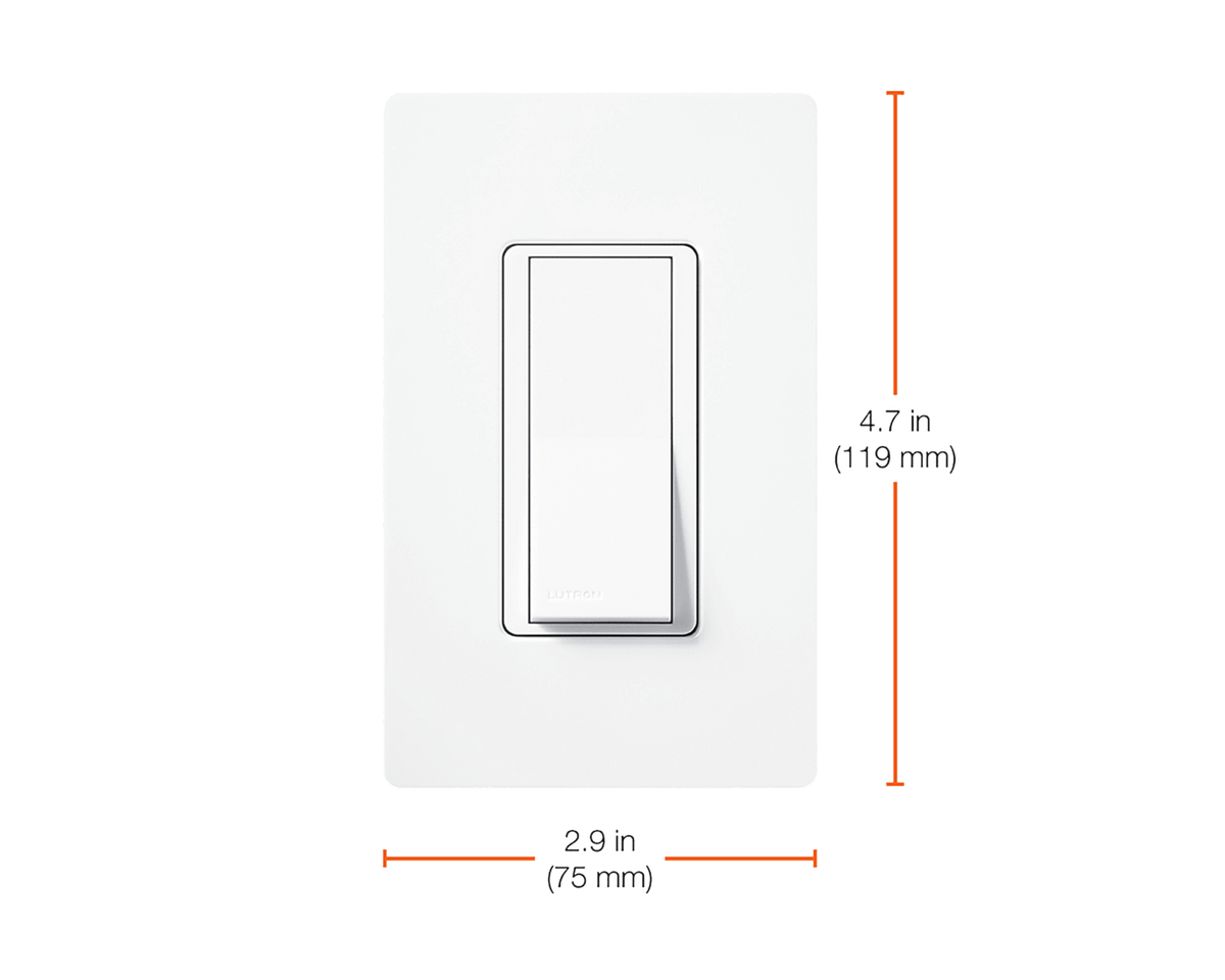LUTRON-CA-1PS-WHLutron CA-1PS-WH Claro Single-Pole Rocker Switch, White