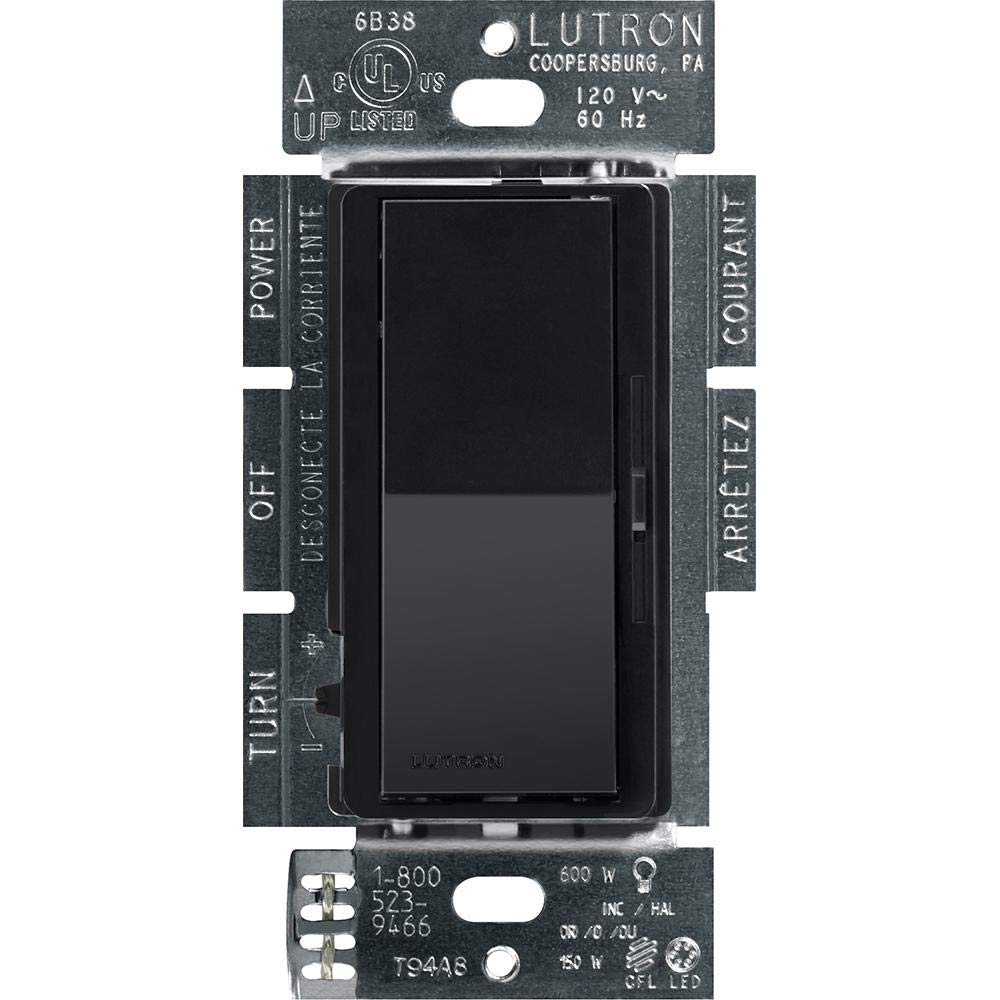LUTRON-DVCL-153P-BKLutron DVCL - 153P Diva LED+ Dimmer Switch 150W LED Single Pole/3 - Way