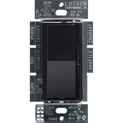 LUTRON-DVCL-153P-BKLutron DVCL - 153P Diva LED+ Dimmer Switch 150W LED Single Pole/3 - Way