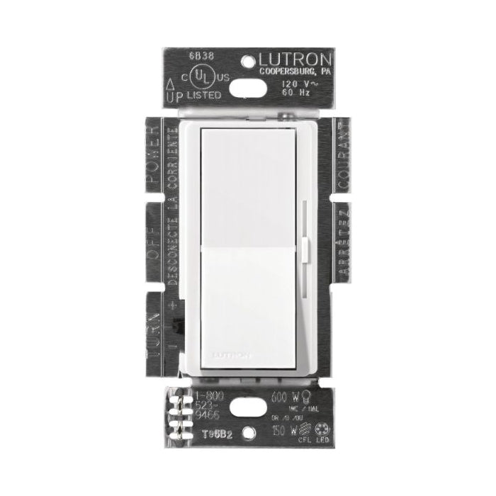 LUTRON-DVCL-153P-WHLutron DVCL - 153P Diva LED+ Dimmer Switch 150W LED Single Pole/3 - Way