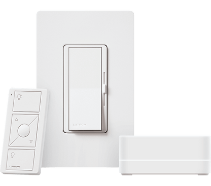LUTRON-DVRF-BDG-1DLutron DVRF - BDG - 1D Diva Smart Dimmer Switch Starter Kit for Caseta Smart Lighting