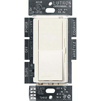 LUTRON-DVSCCL-153P-BILutron DVSCCL - 153P Diva LED+ Dimmer Switch 150W LED Single Pole/3 - Way