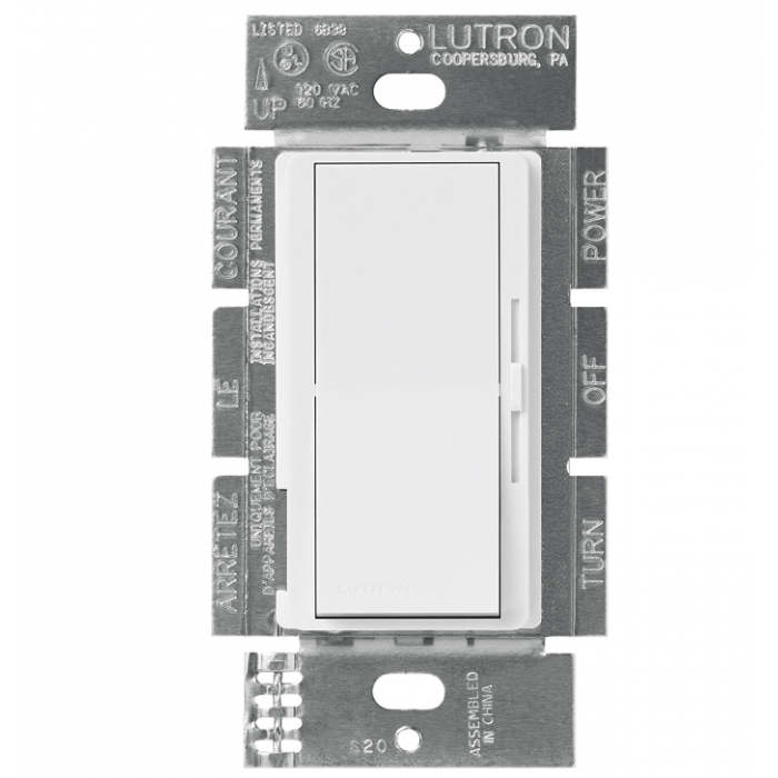 LUTRON-DVSTV-WHLutron DVSTV-WH Diva 0-10V Dimmer Switch, White