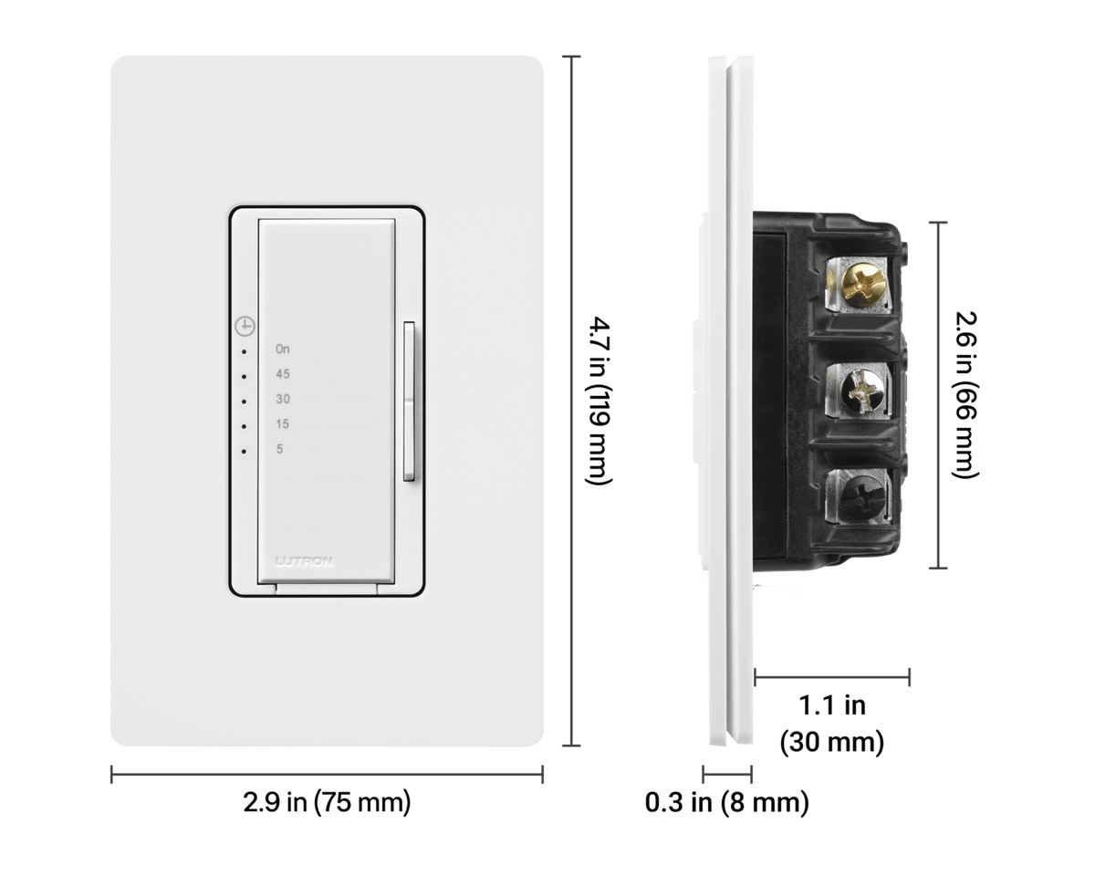 LUTRON-MA-T51MN-WHLutron MA-T51MN-WH Maestro Countdown Timer Switch, White