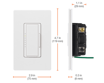 LUTRON-MACL-153M-WHLutron MACL-153M-WH Maestro LED+ Dimmer Switch, White