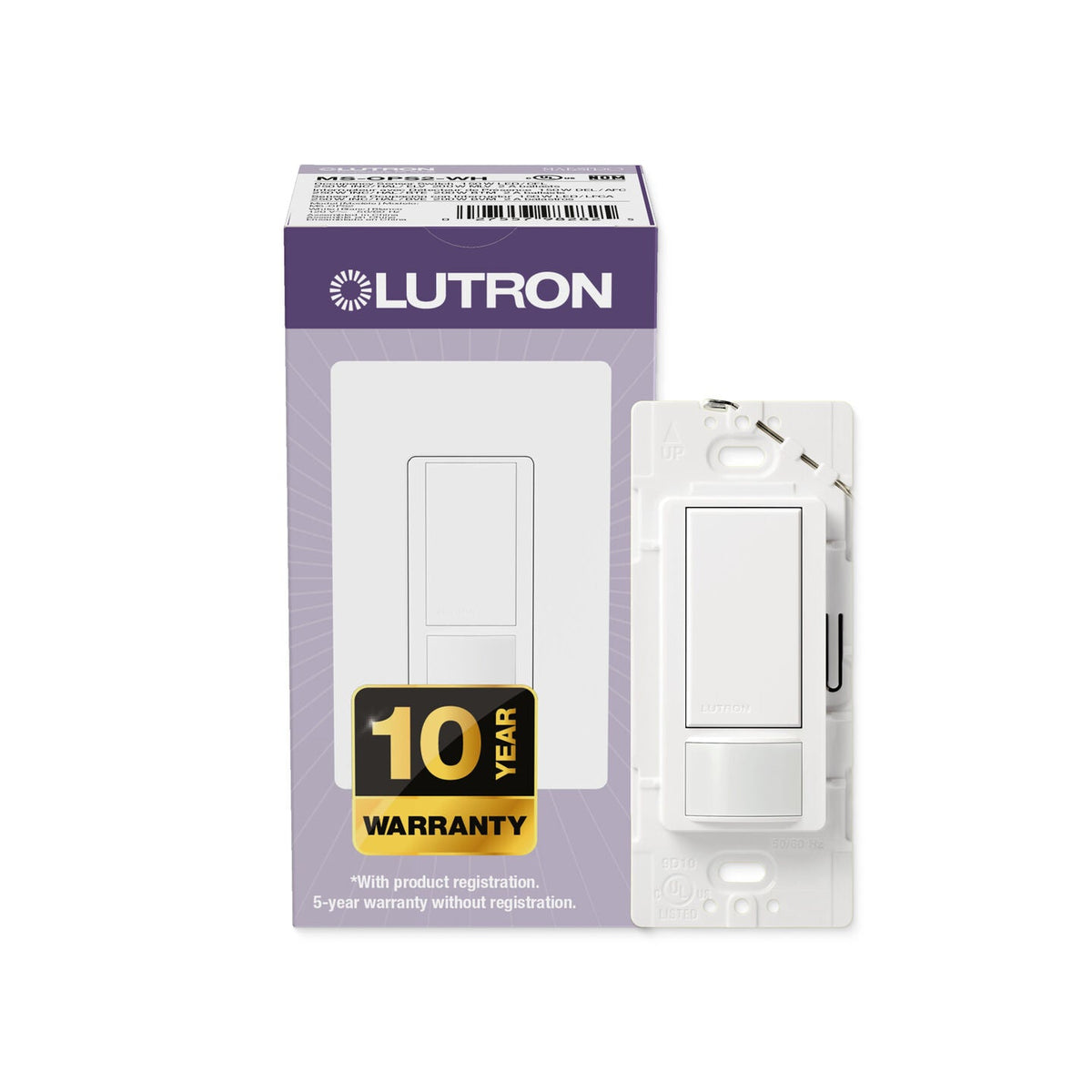 LUTRON-MS-OPS5M-WHLutron Maestro MS-OPS5M Motion Sensor Switch 5A Light/3A Fan