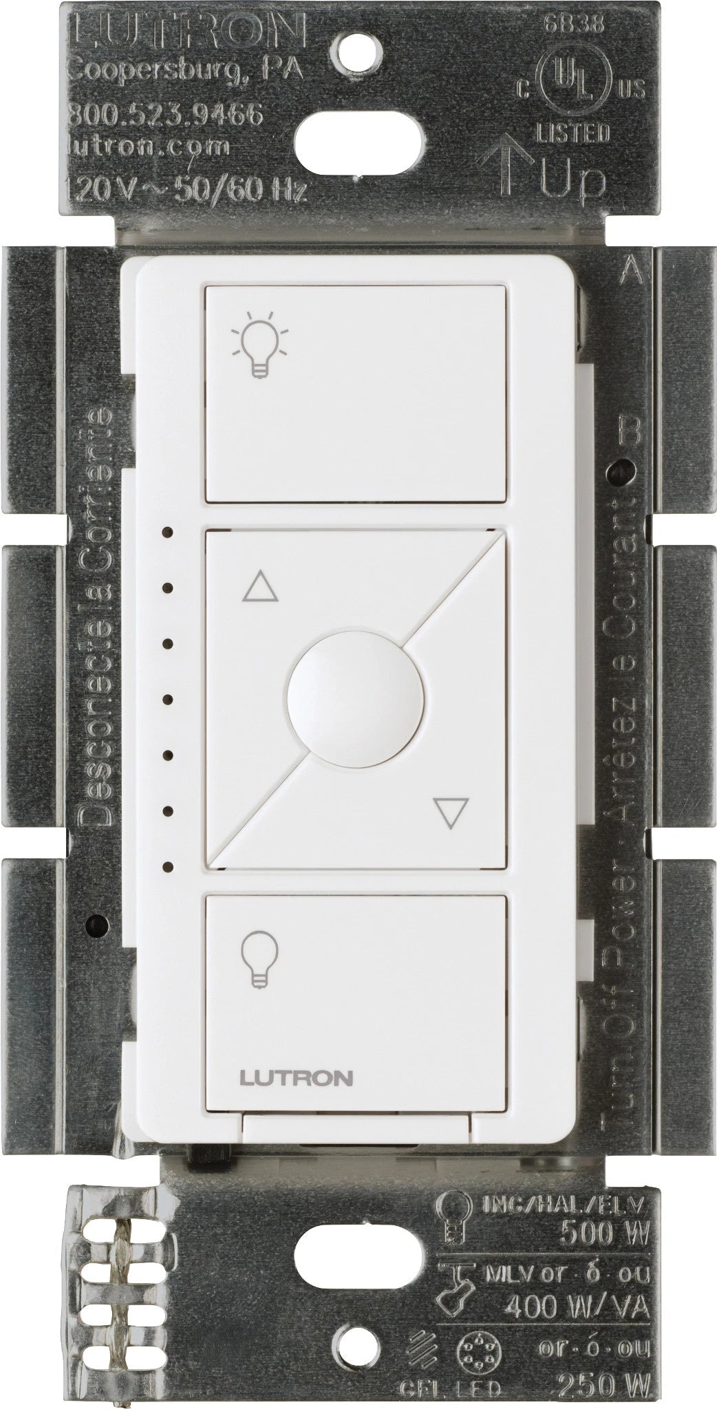 LUTRON-PD-5NE-WHLutron PD-5NE-WH Caseta ELV+ Smart Dimmer Switch