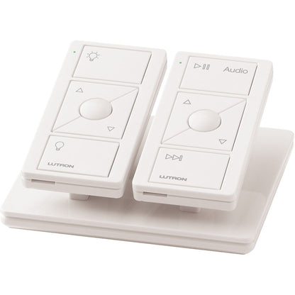 LUTRON-PJ2-3BRL-GWH-L01Lutron PJ2-3BRL-GWH-L01 3-Button Pico Smart Remote with Raise/Lower, White