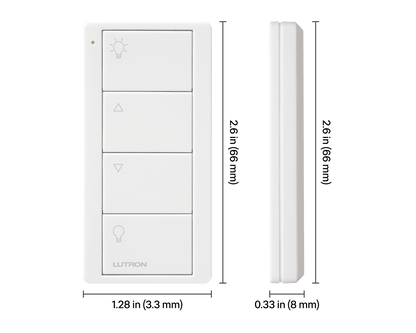 LUTRON-PJ2-4B-GWH-L01Lutron PJ2-4B-GWH-L01 4-Button Zone Control Pico Smart Remote, White