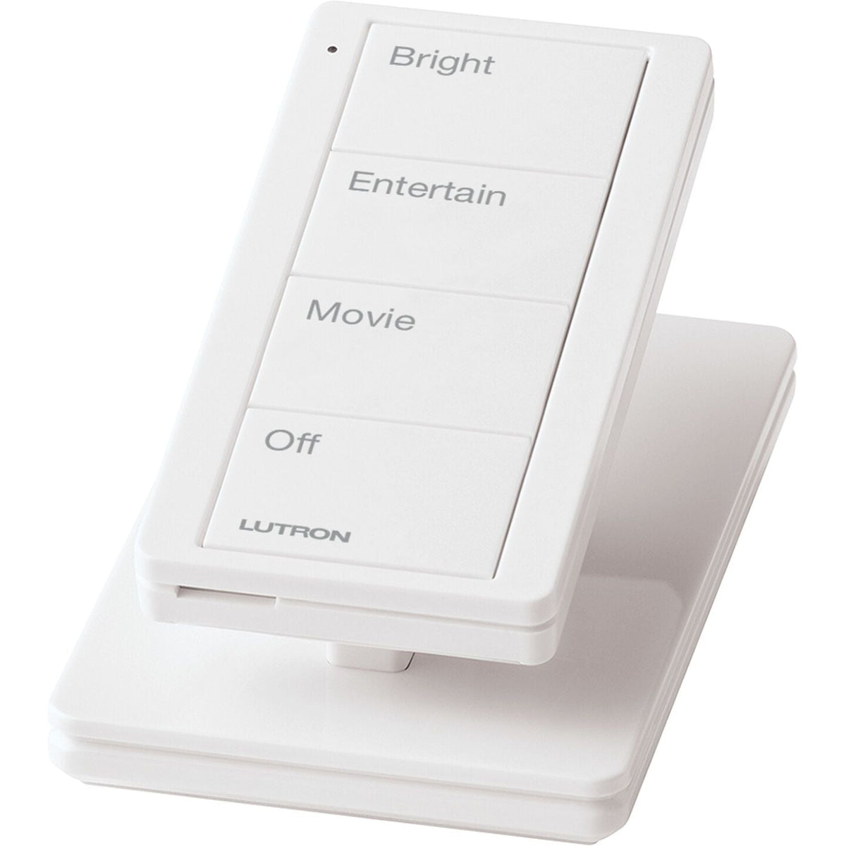 LUTRON-PJ2-4B-GWH-S21Lutron PJ2-4B-GWH-S21 Pico 4-Button Wireless Remote for Shades, White
