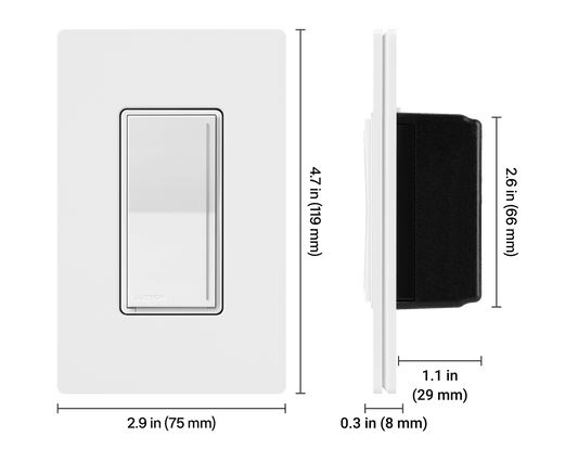LUTRON-STCL-153M-WHLutron STCL-153M-WH Sunnata LED+ Dimmer Switch, White