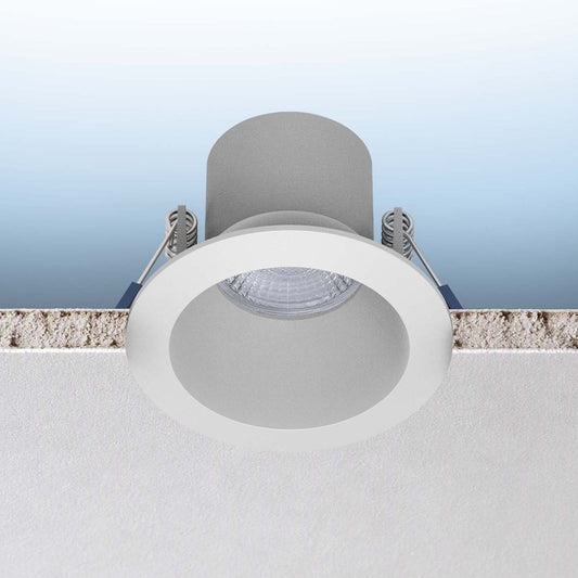 LUXRITE-LR23364Luxrite LR23364 3" 8W Regressed Round Canless Spotlight Selectable CCT
