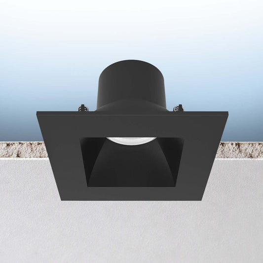LUXRITE-LR23367Luxrite LR23366 3" 8W Regressed Square Canless Spotlight Selectable CCT