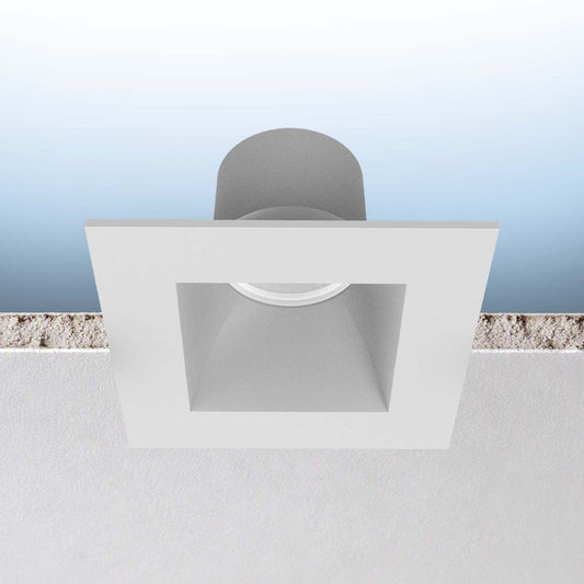 LUXRITE-LR23370Luxrite LR23370 4" 12W Regressed Square Canless Spotlight Selectable CCT