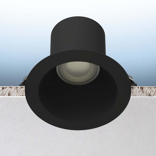 LUXRITE-LR23373Luxrite LR23372 6" 25W Regressed Round Canless Spotlight Selectable CCT