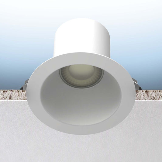 LUXRITE-LR23372Luxrite LR23372 6" 25W Regressed Round Canless Spotlight Selectable CCT