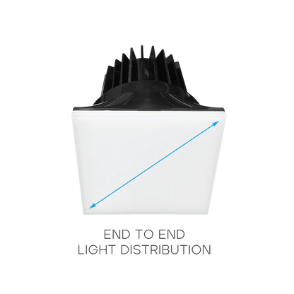 Luxrite - LR25437Luxrite LR25437 3" 15W Trimless Regressed Spotlight Selectable CCT