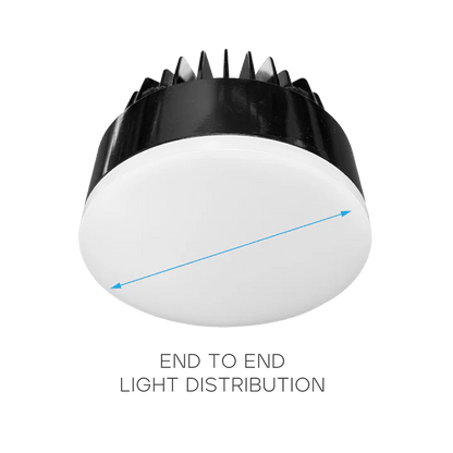 LUXRITE - LR25438Luxrite LR25438 4" 25W Trimless Regressed Spotlight Selectable CCT