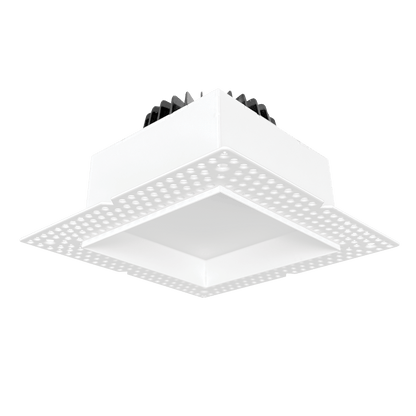 LUXRITE - LR25439Luxrite LR25439 4" 25W Square Trimless Regressed Spotlight Selectable CCT