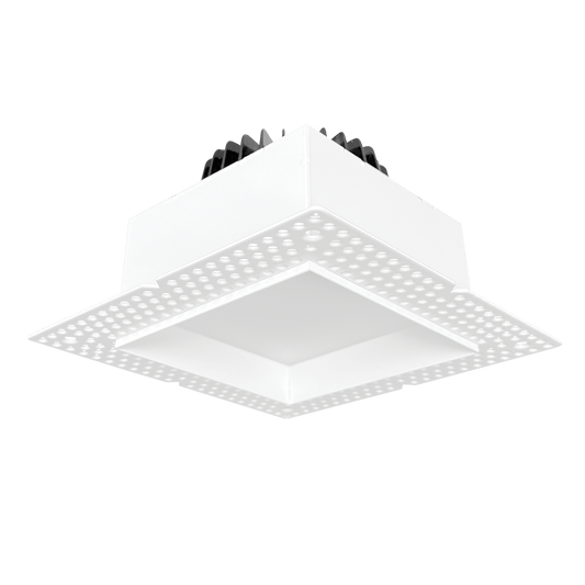LUXRITE - LR25439Luxrite LR25439 4" 25W Square Trimless Regressed Spotlight Selectable CCT