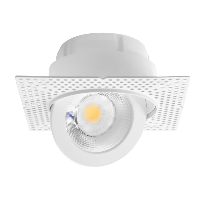 LUXRITE-LR25462Luxrite LR25462 4" 20W LED Trimless Floating Gimbal Spotlight Selectable CCT