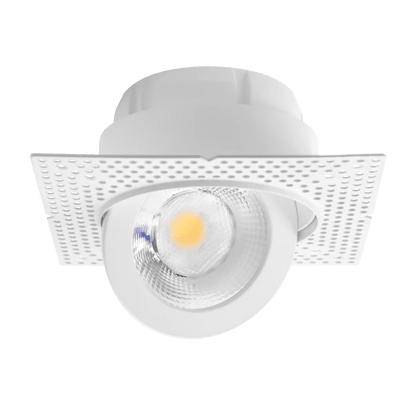 LUXRITE-LR25462Luxrite LR25462 4" 20W LED Trimless Floating Gimbal Spotlight Selectable CCT