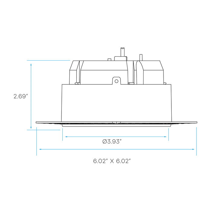 LUXRITE-LR25462Luxrite LR25462 4" 20W LED Trimless Floating Gimbal Spotlight Selectable CCT