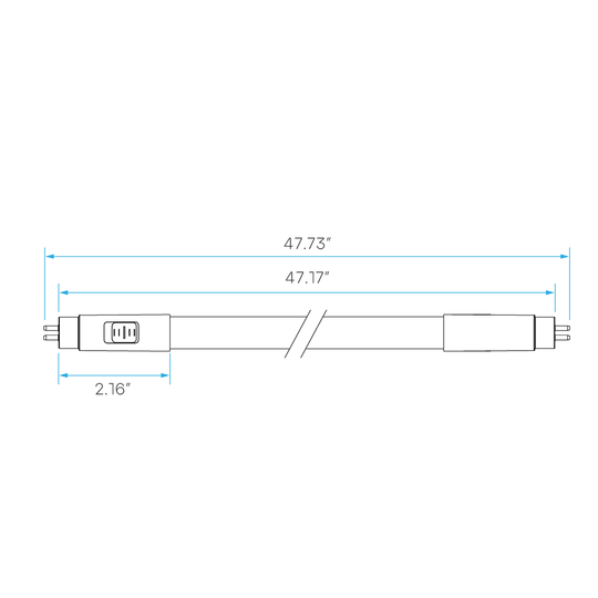 LUXRITE - LR34235Luxrite LR34235 4 FT 18W T8 3CCT Universal 3 Way